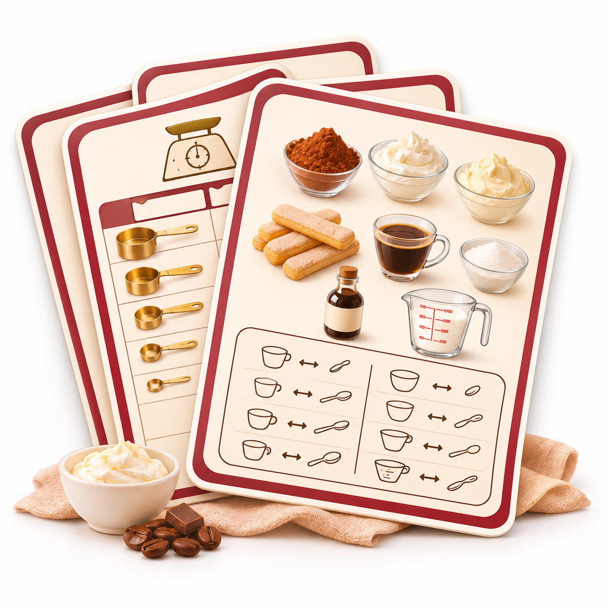 Tiramisu Measurement & Ingredient Conversion Guide